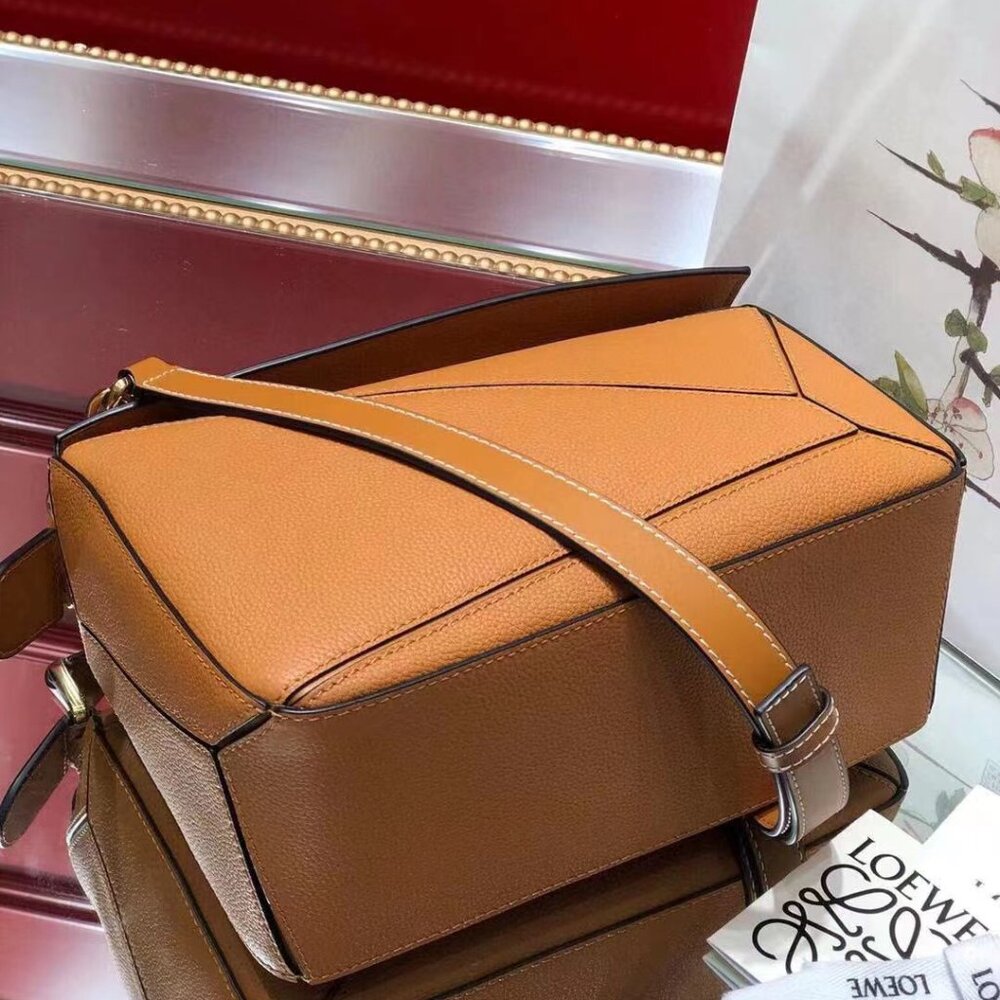 🌟LOEWE Puzzle small geometric patchwork crossbod… - image 3